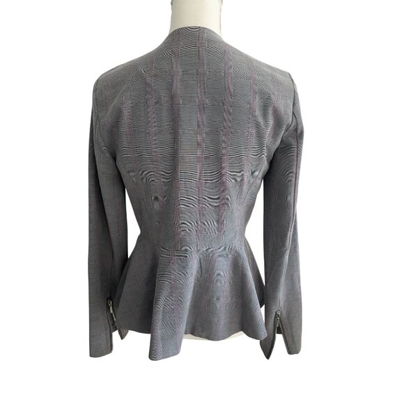 XOXO Y2K Floral Plaid Peplum Blazer Size Medium - Picture 9 of 9